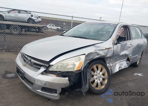 2007 Honda Accord 3.0 Se из США, поврежденный, VIN 1HGCM66487A003393